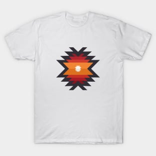 Modern color african aztec motif T-Shirt